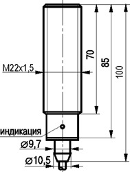 Габариты ISB AF62A-02G-7-L